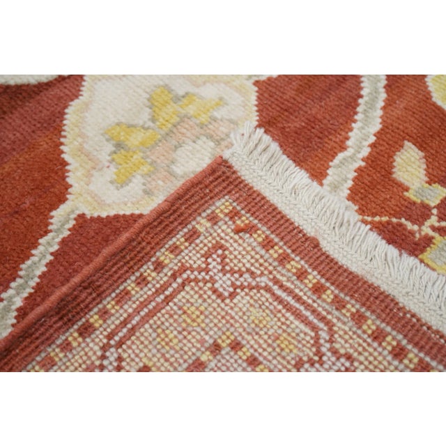 Turkish Oushak Rug 9'2'' X 12'7'' For Sale In New York - Image 6 of 6