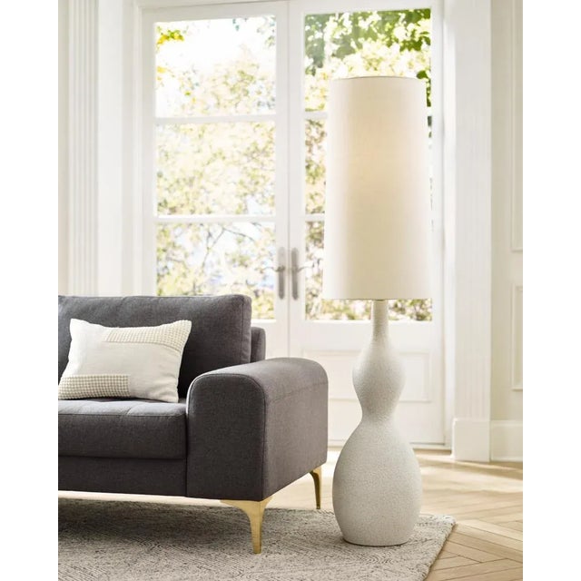 Contemporary AERIN By Visual Comfort Studio Antonina Floor Lamp in Marion White For Sale - Image 3 of 3