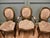 Wood French Louis XVI Style Salon Armchairs, Set of 5 For Sale - Image 7 of 8
