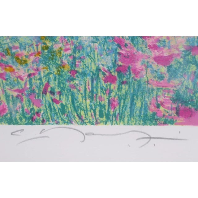 Claude MANOUKIAN (1936-) Country walk Lithography signed, dedicated in pencil by the artist justified HC paper 56 x 76 cm...