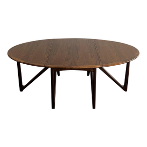 Niels Koefoed Rosewood Gateleg Dining Table Model 304 (“Eva”), 1960’s