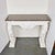 Italian 1900s Antique Hand-Carved Carrara Marble Console Table For Sale - Image 3 of 10