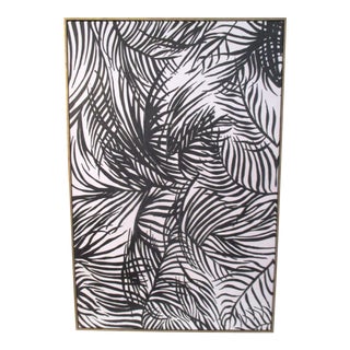 Ebony Palms Framed Giclee For Sale