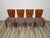 Textile Art Deco Dining Chairs by Jindrich Halabala, Set of 4 For Sale - Image 7 of 18