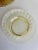 Early 20th Century Set of 6 Yellow Depression Era Dessert Salad Plates For Sale - Image 4 of 8