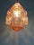 Art Deco Pale Pink Glass Pendant Light, 1930s For Sale - Image 10 of 14