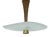 Model 1748 Glass Pendant Light by Max Ingrand for Fontana Arte, 1954 For Sale
