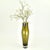 Green Villeroy & Boch Olive Green Glass Vase | Mid Century Modern Style Clear Base Germany Venini Murano Contemporary Decoration Safari Holmegaard For Sale - Image 8 of 8