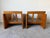 1970s Mid-Century Modern Milo Baughman - Style Architectural Cube Lounge Chairs – Pair For Sale In Miami - Image 6 of 17