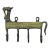 Bohemian Green Brass Camel Wall Hooks For Sale