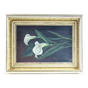 "Grace in Bloom" - Late 20th Century Original Oil on Canvas, Framed