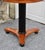 Black Ethan Allen Black Cherry Round Pedestal Accent Table Biedermeier Empire Style For Sale - Image 8 of 16