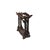 Wood Oriental Rosewood Delicate Dragon Floral Motif Display Rack For Sale - Image 7 of 9