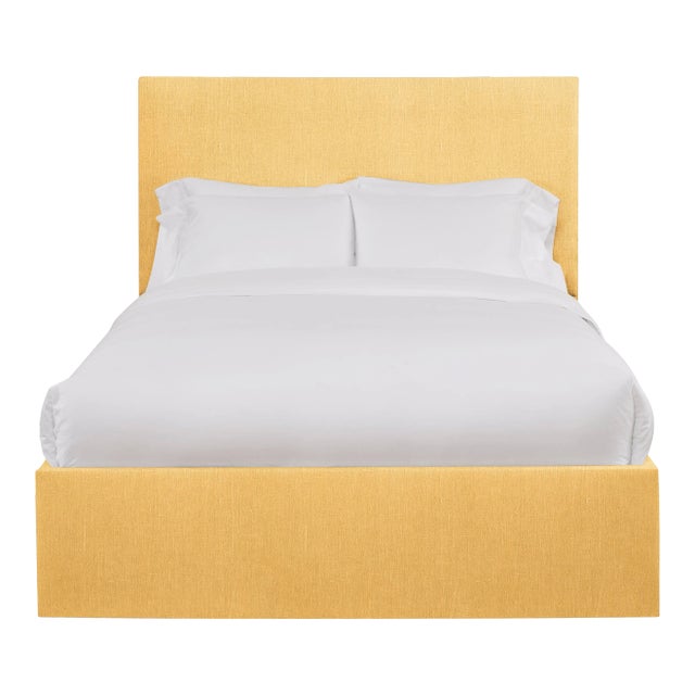 This listing is for the headboard only, and does not include the bedframe with the purchase. From Chairish's line of...