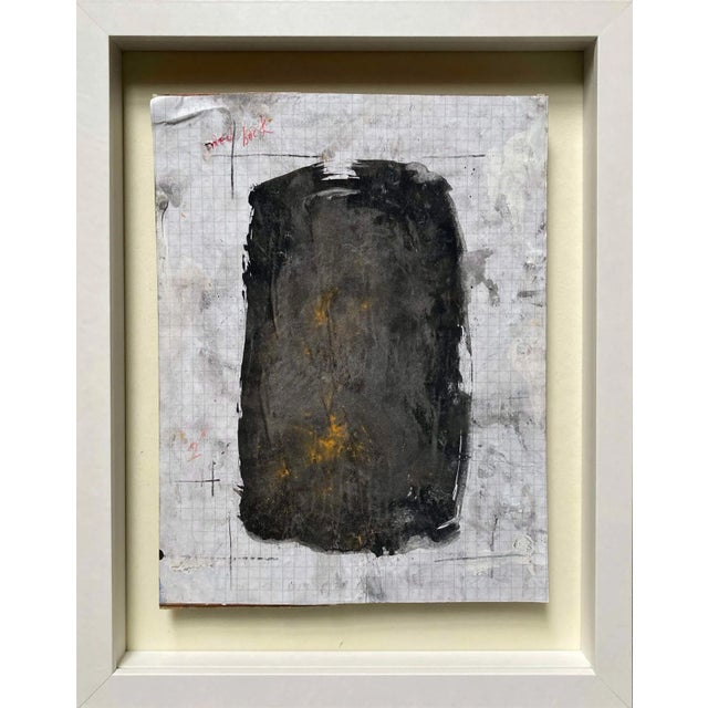 "Paladin #2" Contemporary Abstract Mixed-Media Painting by G. Campbell Lyman, Framed For Sale