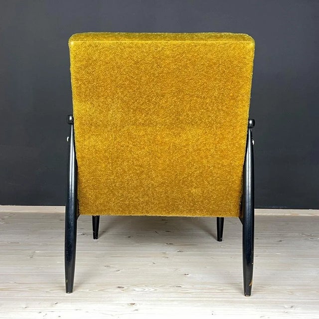Wood Mid-Century Armchair, Yugoslavia, 1970s For Sale - Image 7 of 13