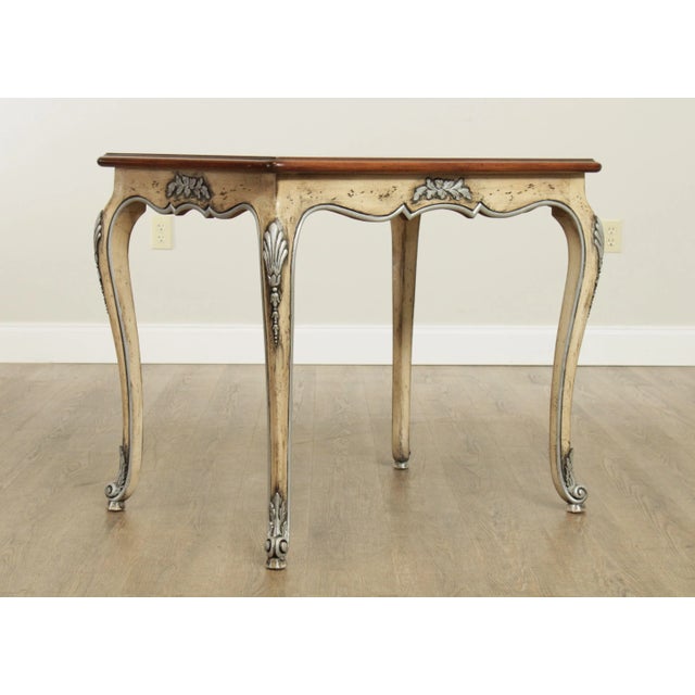 French French Louis XV Style Custom Vintage Side Table For Sale - Image 3 of 13