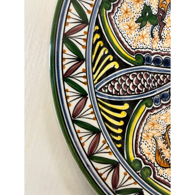 Coimbra Ceramic - Hand Painted Portuguese Plate 2 For Sale - Image 10 of 12