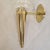 1980s Murano Glass and Brass Sconces - a Pair For Sale - Image 11 of 12
