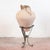Brown Terracotta Amphora with Base, Set of 2 For Sale - Image 8 of 17