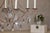 Six-Light Crystal Chandelier with Scrolling Patinated Iron Arms, USA Wired For Sale - Image 12 of 12