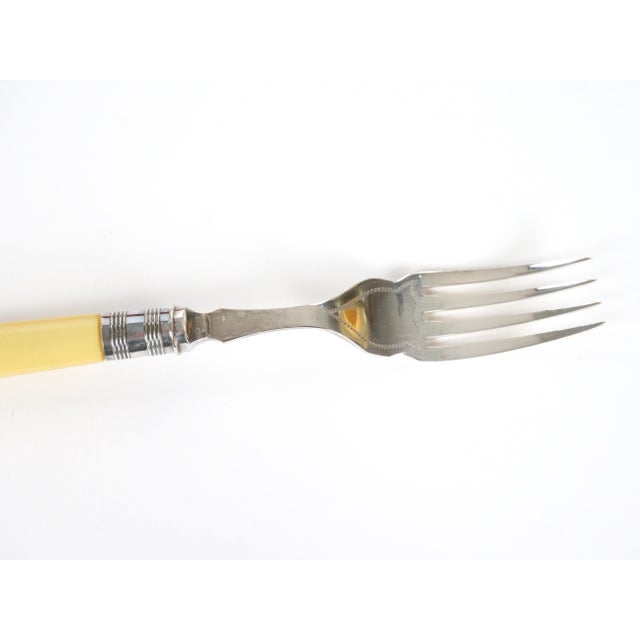 English Silver-Plated Tableware Fish Cutlery Set, Sheffield, Circa 1910s For Sale - Image 4 of 9