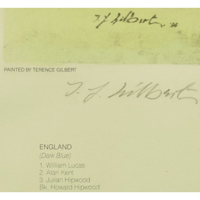 1980s Coronation Cup 1987 Painted by Terence Gilbert (Pencil Signed Ll) For Sale - Image 5 of 9