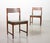 Brown Vintage Teak Wooden Dining Chairs by Severin Hansen, 1960s, Set of 4 For Sale - Image 8 of 18