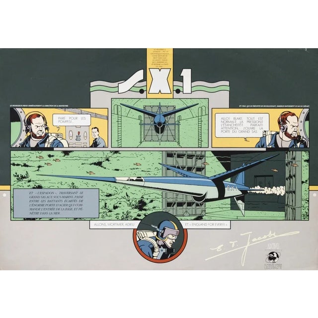 1980s Edgar Pierre Jacobs, The Secret of the Swordfish, 1987, Serigraph For Sale - Image 5 of 5
