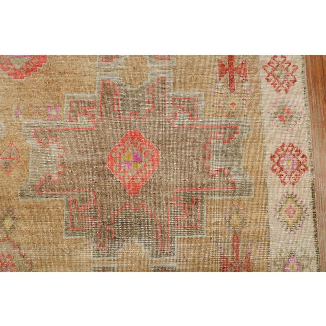 20th Century Zabihi Collection Colorful Turkish Anatolian Corridor Rug For Sale - Image 4 of 9