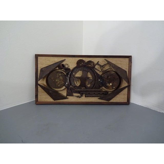 Brutalist Metal Wall Panels by Henrik Horst, Denmark, 1960s, Set of 2 For Sale - Image 11 of 16