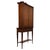 Antique Early 20th Century English Walnut Display Cabinet For Sale - Image 11 of 13
