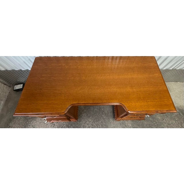 Beautiful vanity features a rich, warm finish and ornate, traditional styling and is from the Lexington Furniture...