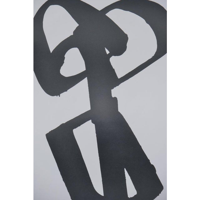 Modern Sérigraphie N°1 Poster after Pierre Soulages For Sale - Image 3 of 8