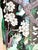 Antique Chinese Famille Noir Kangxi Qing Era Blossom Porcelain Vase W/ Jade Lid For Sale - Image 4 of 11