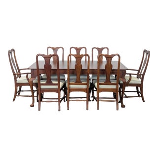 Bob Timberlake for Lexington Solid Cherry Queen Anne 9-Piece Extendable Dining Set For Sale