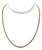 14k Yellow Gold Twisted Rope Chain Necklace, 18 Inches For Sale