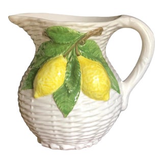 Vintage Mottahedeh Italian Lemons Pitcher For Sale