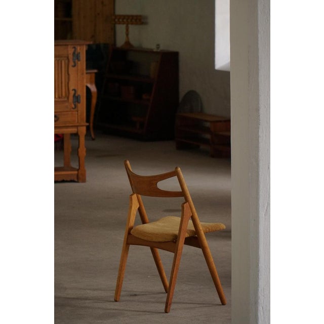 Wood Danish CH29 Dining Chairs attributed to Hans J. Wegner for Carl Hansen & Son, 1951, Set of 6 For Sale - Image 7 of 18