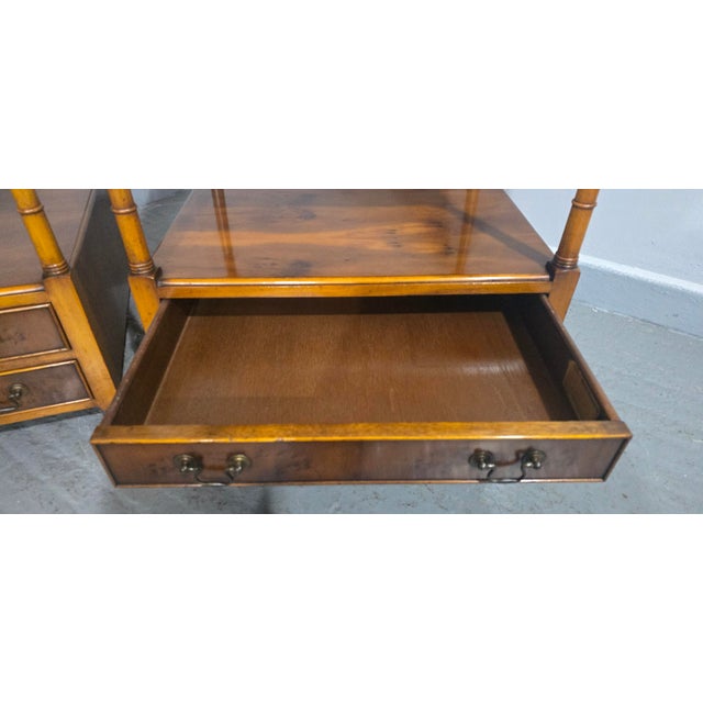 Vintage Yew Side Tables, 1920, Set of 2 For Sale - Image 11 of 13