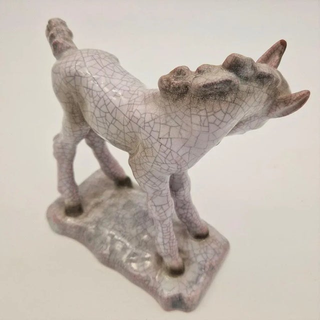 1930s Ceramic Foal by Lilli Hummel-King for Karlsruhe Majolika, 1934 For Sale - Image 5 of 9