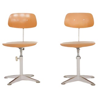 Drafting Stool by Friso Kramer for Ahrend De Cirkel, the Netherlands, 1950s For Sale