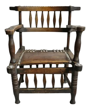 Vintage Malenka African Chief Chair