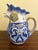 Blue Late 20th Century Cama Deruta Hand-Painted Italian Faience Chicken Pitcher For Sale - Image 8 of 11