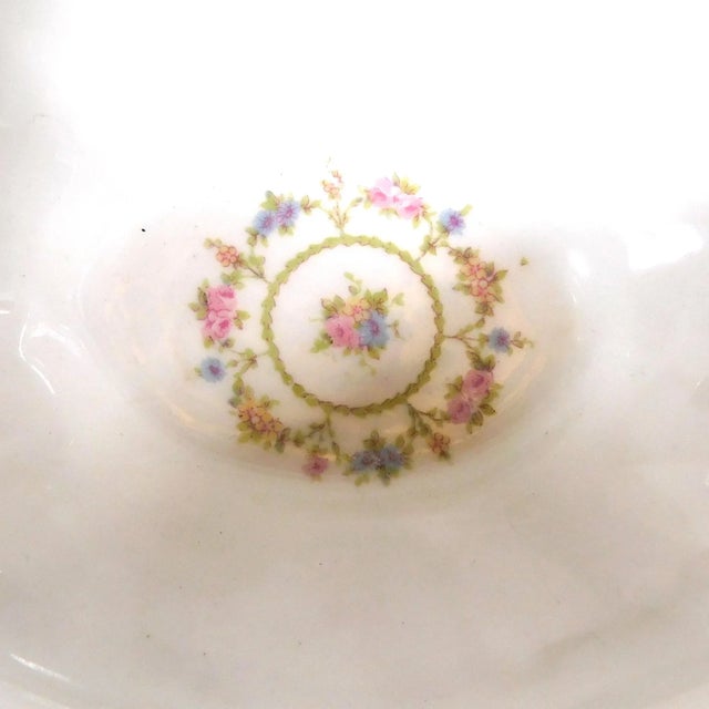 Early 1900s Theodore Haviland Antique Gravy Boat in Schleiger 630-2 For Sale - Image 4 of 5