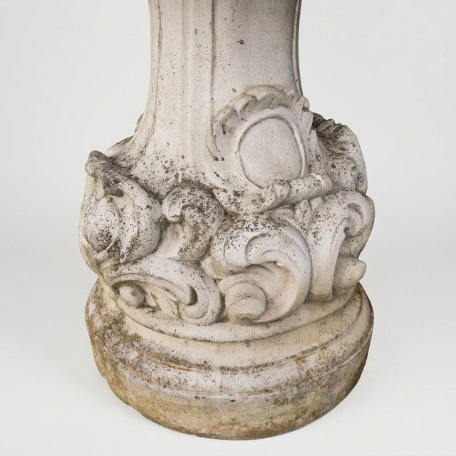 Reconstituted Stone Garden Set, 1970s, Set of 3 For Sale - Image 14 of 18