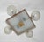 Mid-Century Ceiling Light in Brass, Wood and Frosted Glass, 1950s For Sale - Image 6 of 15