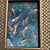 Original 5 x 7 painting on canvas board signed bottom right Overall size with vintage frame is approximately 8.5 x 10.5