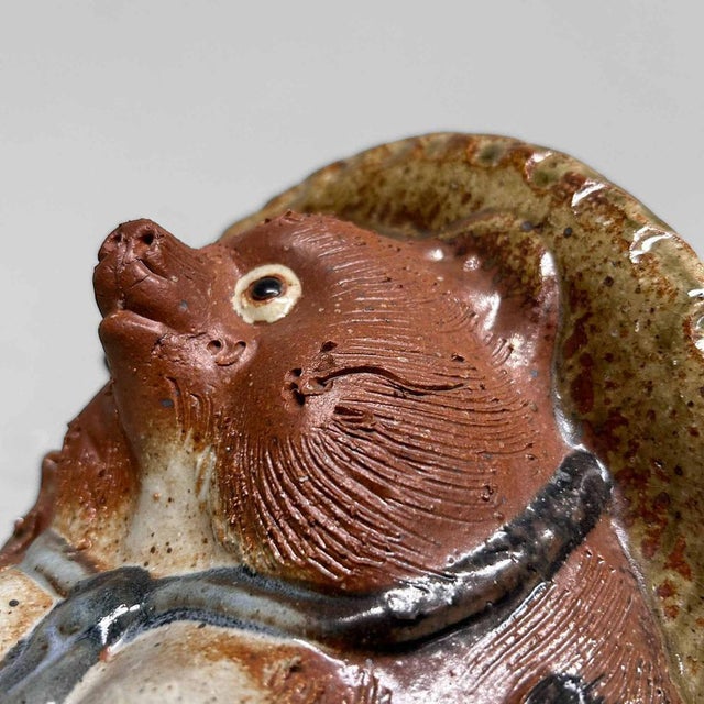 Japanese Decorative Tanuki Statue, 1970s For Sale - Image 6 of 13