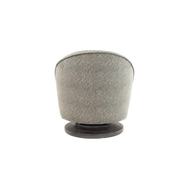 Wood 1960s Milo Baughman for Thayer Coggin Mid-Century Swivel Rocking Accent Chairs For Sale - Image 7 of 8